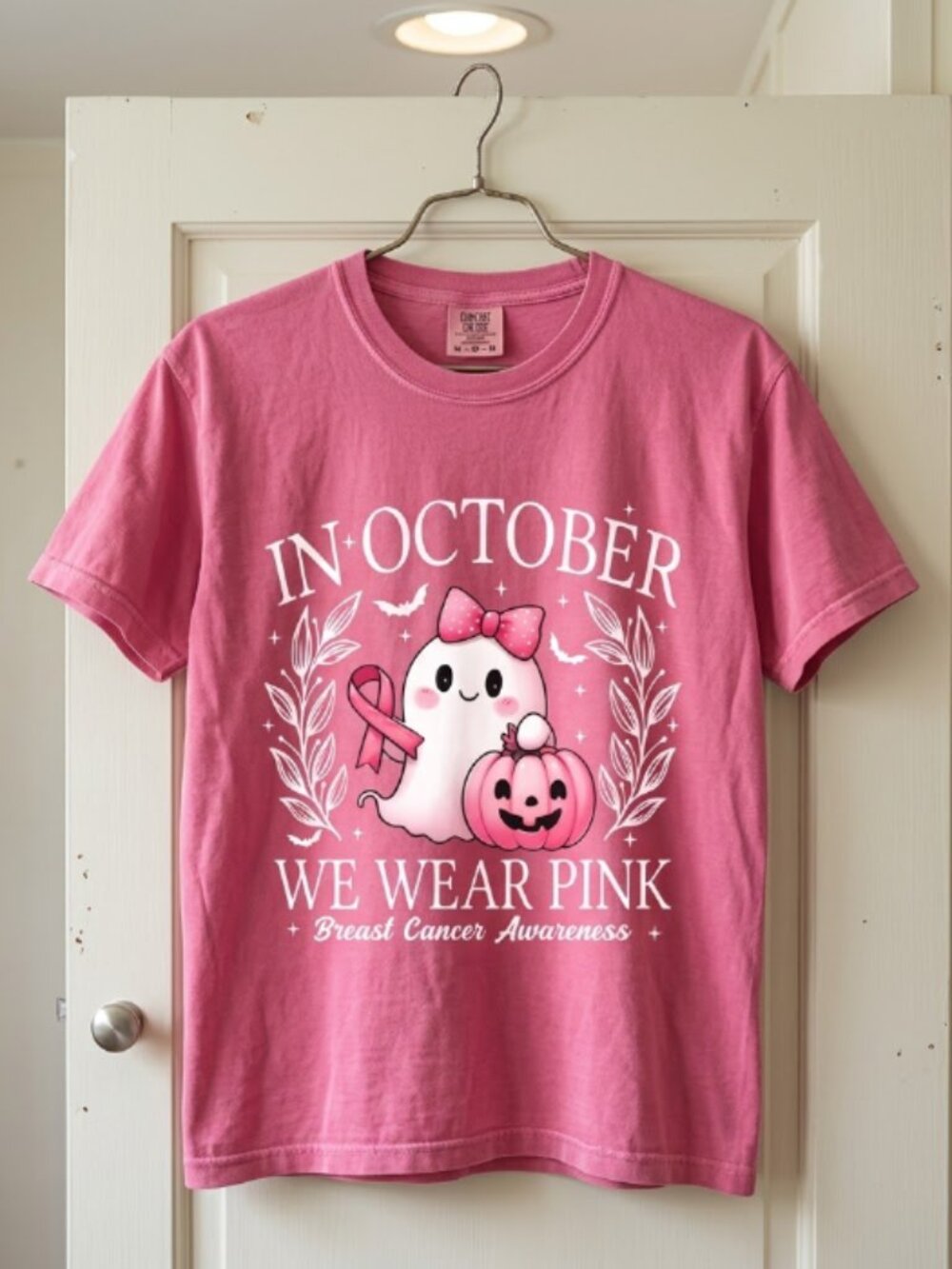 In October We Wear Pink Ghost Shirt